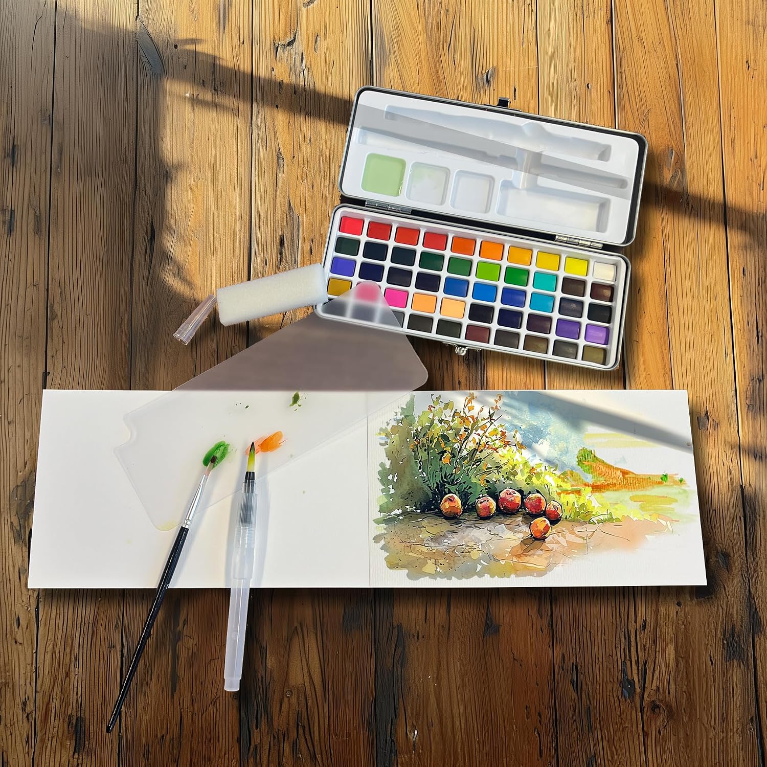 Aquarellfarben-Set 50 Farben – Bild 2