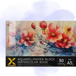 Aquarellpapier-Block 300 g/m² – A5