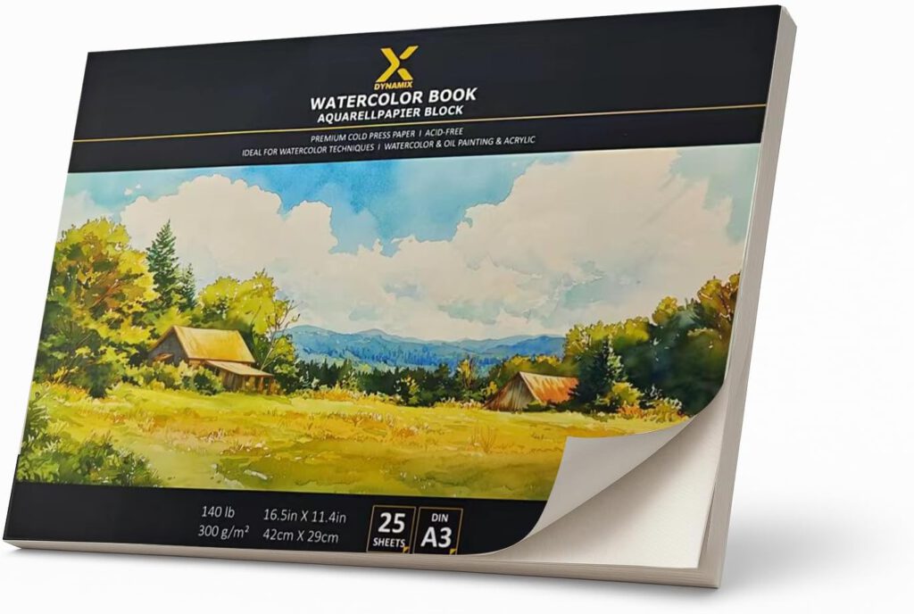 Aquarellpapier-Block 300 g/m² – A3