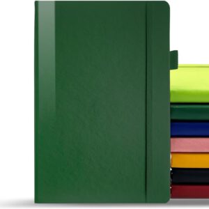 A5 Notizbuch Veganleder – Tiefgrün