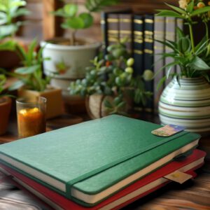A5 Notizbuch Veganleder – Rot