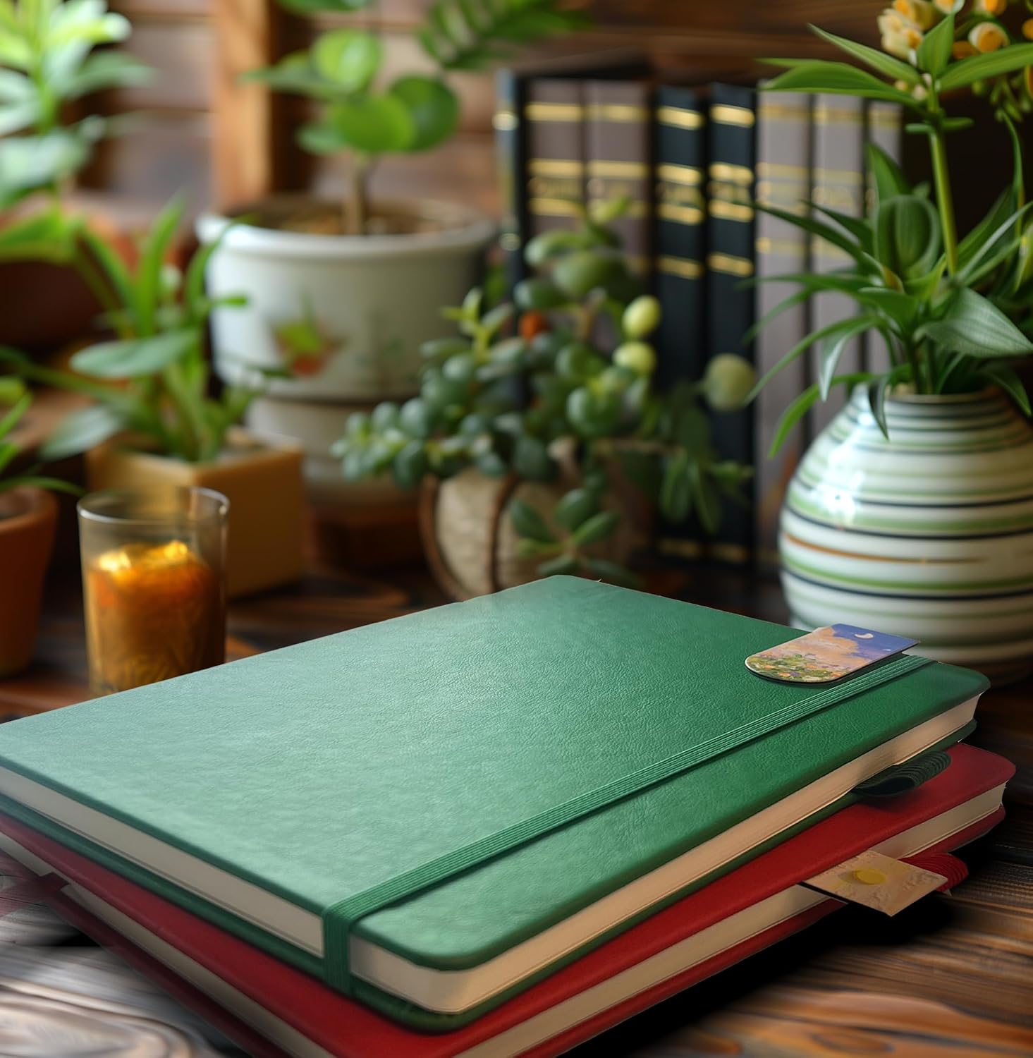 A5 Notizbuch Veganleder – Türkis