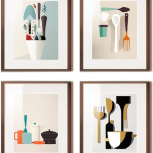Art-Deco Poster-Set – A3 · Kitchen